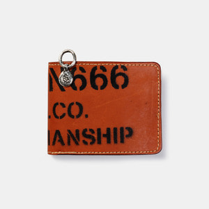 575 Leather Wallet #041 BF Craftmanship Stencil brown