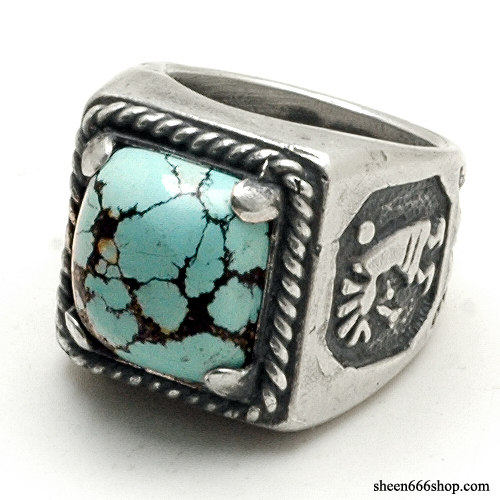 Tepee Turquoise Custom ring