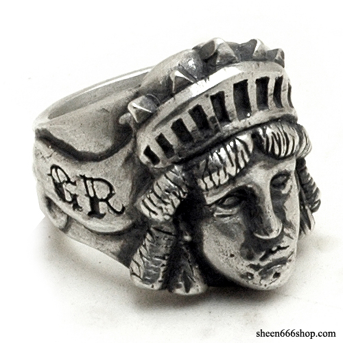 Statue of Liberty Custom Silver Ring